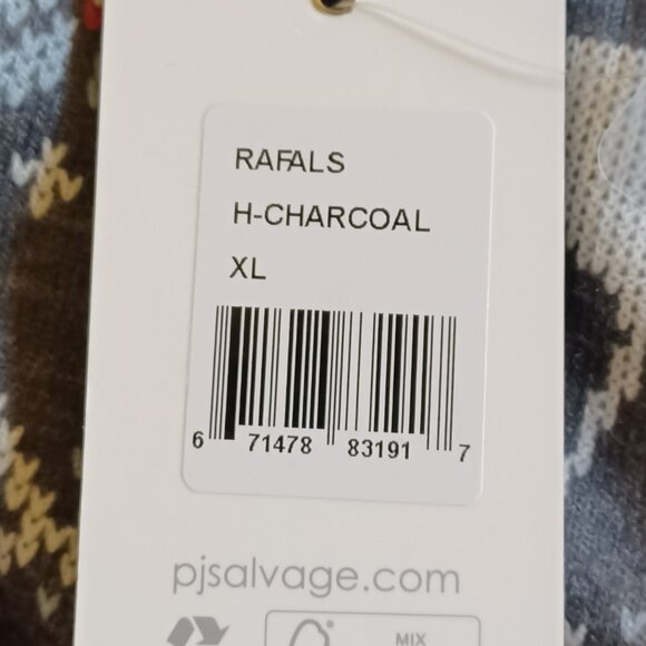 NEW! P.J. Salvage Fair Isle Print Knit Lounge Long Sleeve Top Size XL - Picture 8 of 10